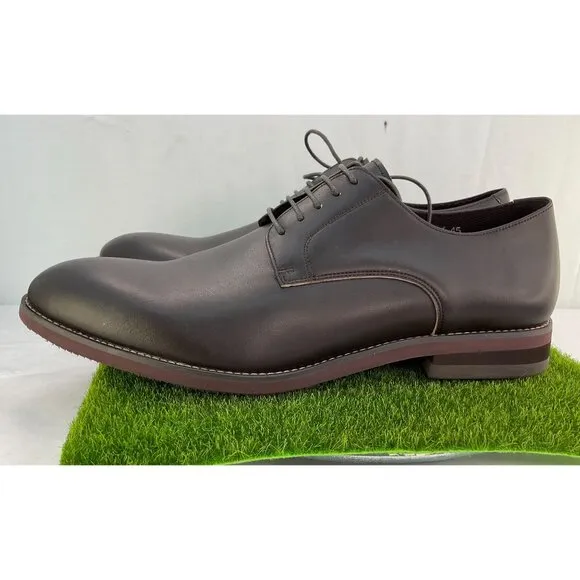 New Mens Gullar Vegan Brown Dress ShoesSize 45-11/11.5