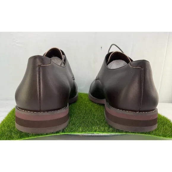 New Mens Gullar Vegan Brown Dress ShoesSize 45-11/11.5