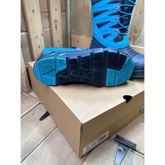 NEW Merrell SNW QST 3.0 Girls Size 6M Turq/Pink Snow Boots