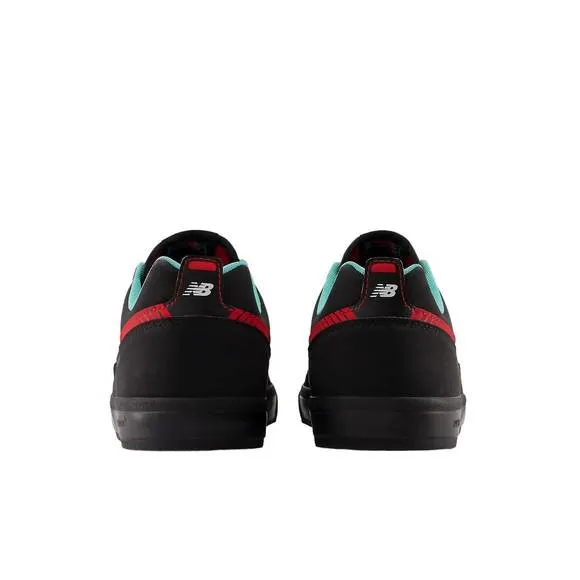 NEW NEW BALANCE men's numeric jamie foy 306 sneakers in black red teal