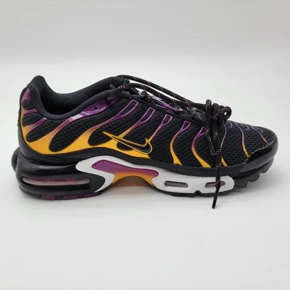 NEW Nike Air Max Plus TN Tuned Black Purple Lifestyle Shoes Sneakers