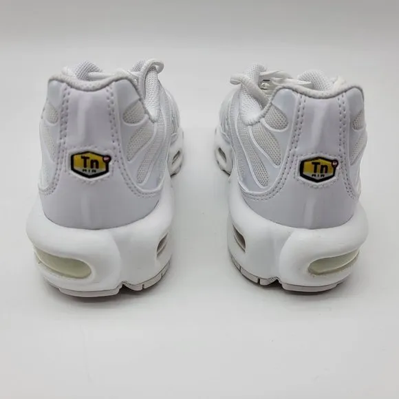 NEW Nike Air Max Plus Triple White Lifestyle Casual Shoes Sneakers