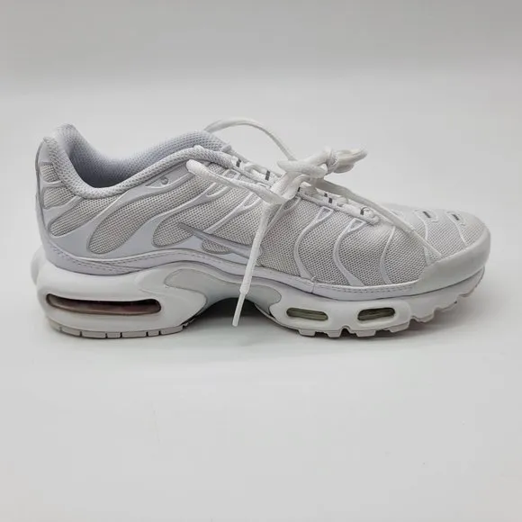 NEW Nike Air Max Plus Triple White Lifestyle Casual Shoes Sneakers