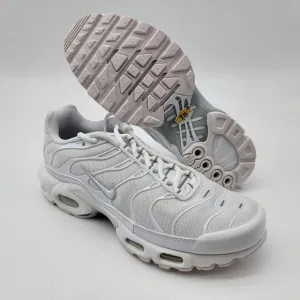 NEW Nike Air Max Plus Triple White Lifestyle Casual Shoes Sneakers