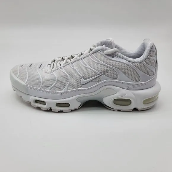 NEW Nike Air Max Plus Triple White Lifestyle Casual Shoes Sneakers