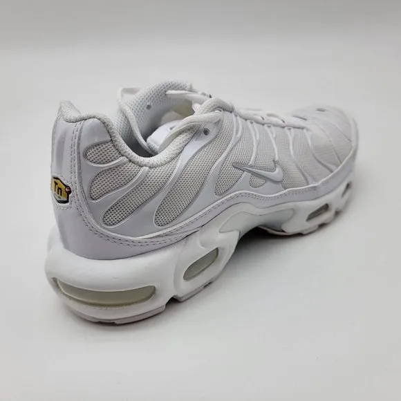 NEW Nike Air Max Plus Triple White Lifestyle Casual Shoes Sneakers