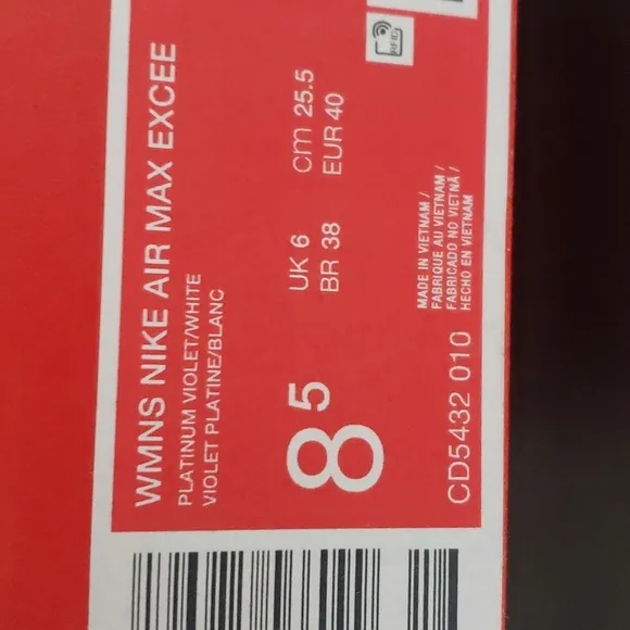 New Nike Air Max Women's Sneakers - Light Pink