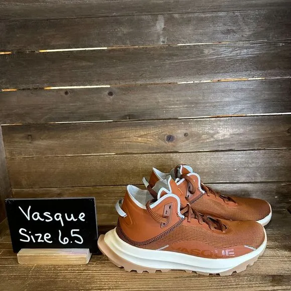 New NWOB Womens Vasque Here Mid Burnt‎ Orange Ankle Hiking Boots Size 6.5 M