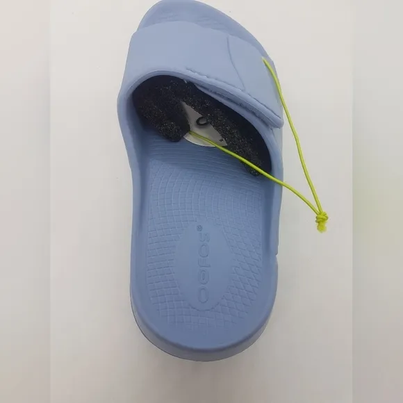 New OOFOS Ooahh Sport Flex Neptune Blue Women's Sandals Sz M4/W6