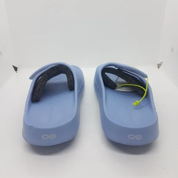 New OOFOS Ooahh Sport Flex Neptune Blue Women's Sandals Sz M4/W6