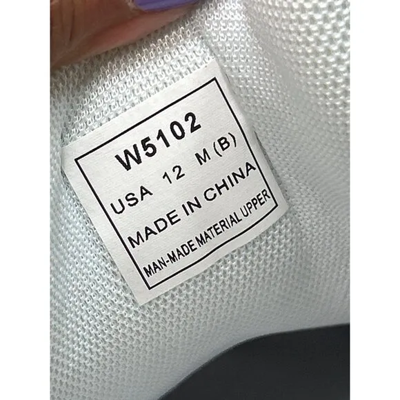 NEW Propet TravelActiv Stretch Walking Shoes W5102 US12 M (B) Gray White Womens