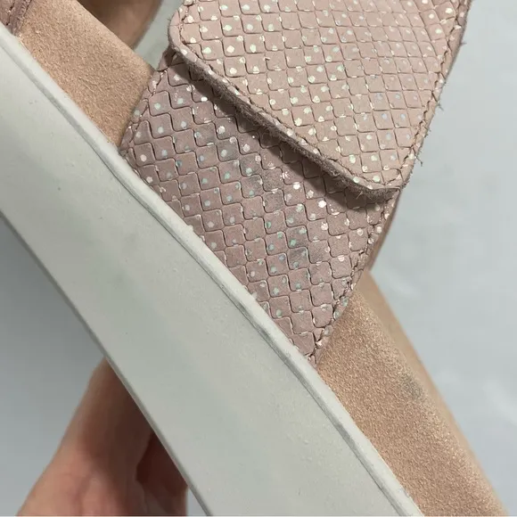 NEW Romika Borneo 01 Adjustable Leather Slide Sandals Nude Women’s Size EU 37