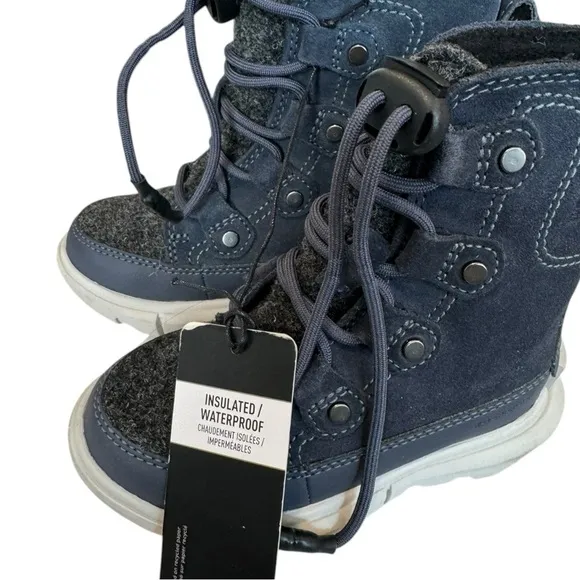 New! Sorel Kid's Explorer Lace Waterproof Boots Unisex