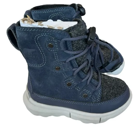 New! Sorel Kid's Explorer Lace Waterproof Boots Unisex