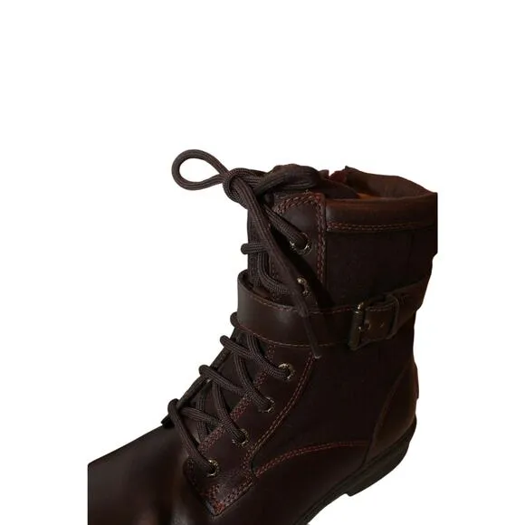 NEW UGG WOMEN'S HAPSBURG WATERPROOF‎ HAPSBURG BROWN HIKER SNOW BOOTS 7