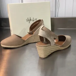 New WB Woman’s Style &amp; Co Wedge Sandals