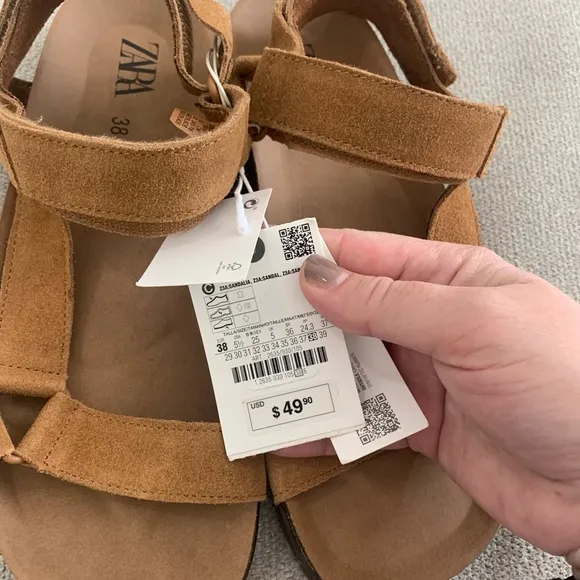 New Zara kids Sandals sz 38