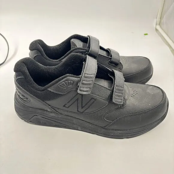 New Balance Men’s 928v3 Hook and Loop Walking  Size 11.5 D Black |MW928HB3|