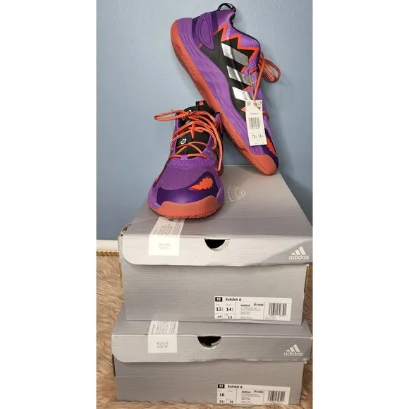 NIB ADIDAS EXHIBIT A BASKETBALL SNEAKERS-M13.5