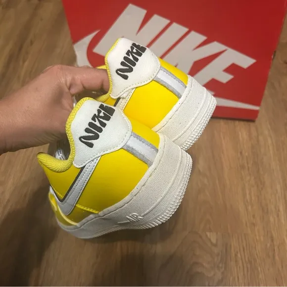 NIKE Air Force 1 '07 LV8 '82 - Tour Yellow' lace up shoes sneakers women’s 8.5