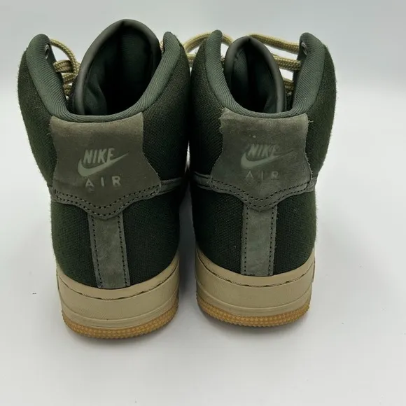 Nike Air Force 1 High Utility Shoes Women's 6 Olive Sequoia Green Excellent Cond