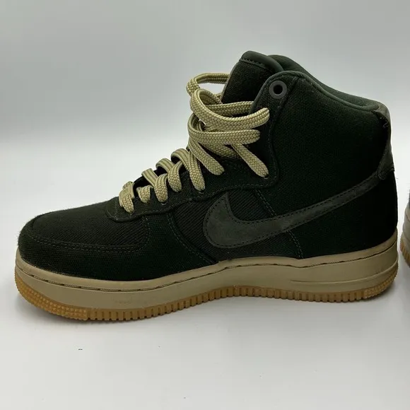 Nike Air Force 1 High Utility Shoes Women's 6 Olive Sequoia Green Excellent Cond