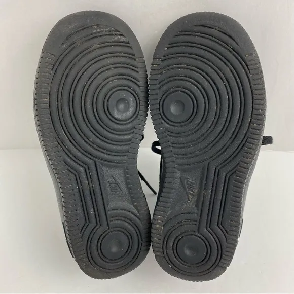 Nike Air Force 1 size 10C Toddler Black Blue Baby Dragon Sneakers BV6063-001