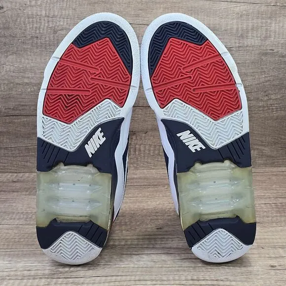 Nike Air Force 180 Dream Team Men's Size 12 White Blue Sneakers (310095-100)