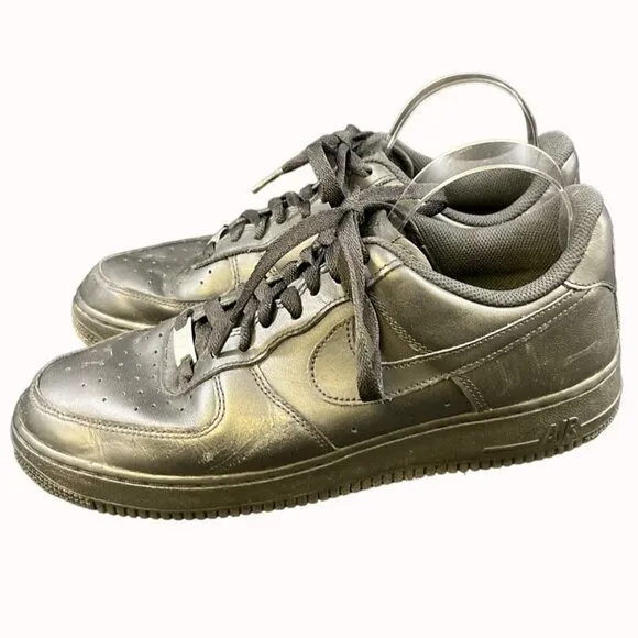 Nike Air Force 1s Men's Black Shoes/Sneakers Sz 10 SKU 4906