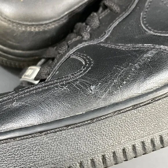 Nike Air Force 1s Men's Black Shoes/Sneakers Sz 10 SKU 4906