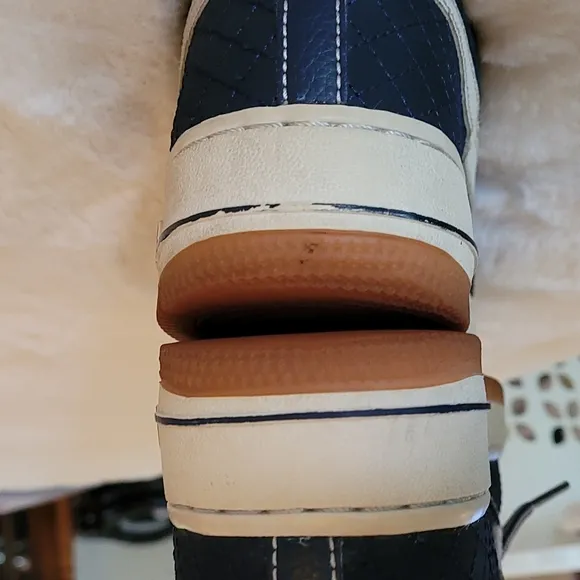 Nike Air Force One Blue Obsidian White Bone 2015 Casual Shoes Youth 6.5