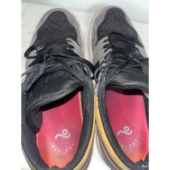 Nike Air Jordan 1 Low SE Black Orange Grey Shoes Sneakers Mens size US 10.5