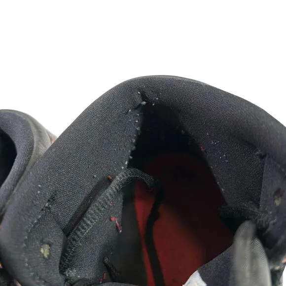 Nike Air Jordan 1 Mid Retro Black Red Men‎ Sneaker Shoes 554724-009 Size 9