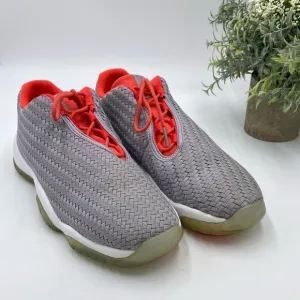 Nike Air Jordan Future Low BG GS Wolf Grey Infrared 23 White Size 6.5Y