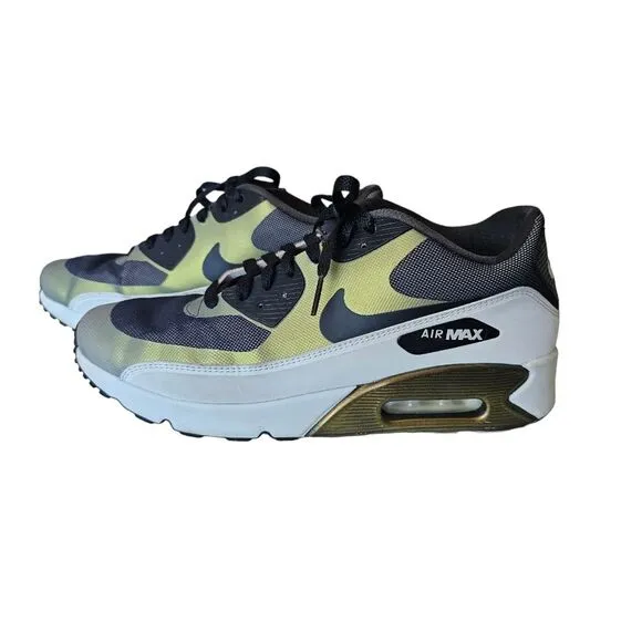 Nike Air Max 90 Ultra 2.0 SE Lace Up Sneaker Tennis Shoes Pale Citron Men Sz 10
