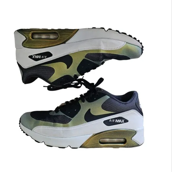 Nike Air Max 90 Ultra 2.0 SE Lace Up Sneaker Tennis Shoes Pale Citron Men Sz 10