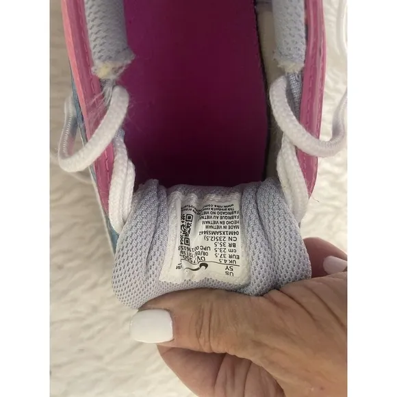 Nike Air Max 97 GS Sneakers Shoes White/Pink 921522-116 Size 5Y Colorful