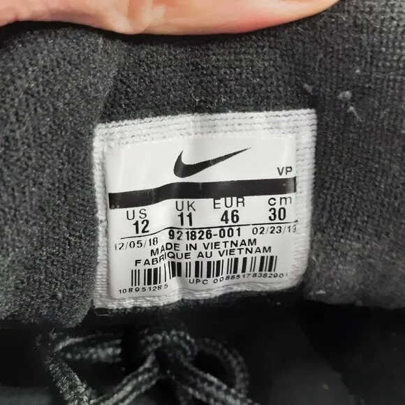 Nike Air Max 97 Mens Size 12 Shoes Black White Retro Athletic Sneakers 2019
