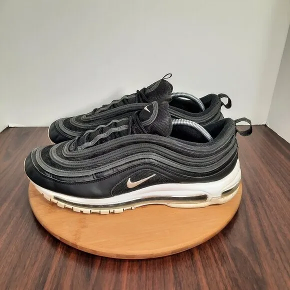 Nike Air Max 97 Mens Size 12 Shoes Black White Retro Athletic Sneakers 2019
