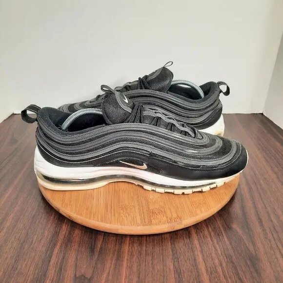 Nike Air Max 97 Mens Size 12 Shoes Black White Retro Athletic Sneakers 2019