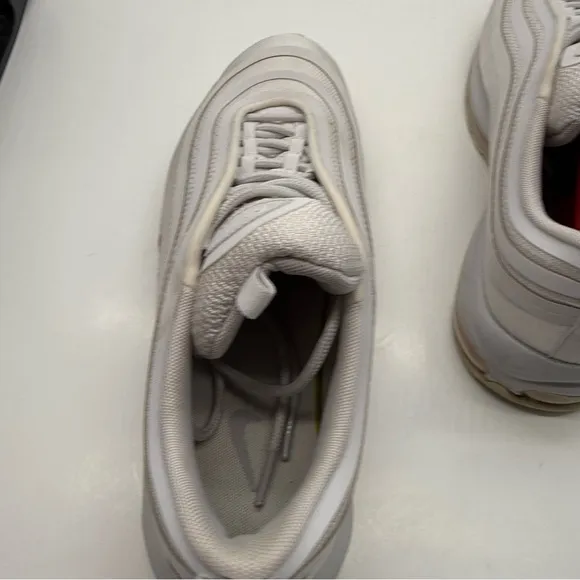 Nike Air Max 97 Ultra 17 Mens 11.5 White Varsity Red Shoes Sneakers AH9947-002