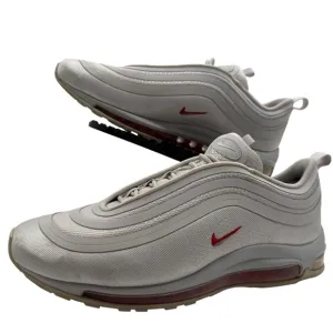Nike Air Max 97 Ultra 17 Mens 11.5 White Varsity Red Shoes Sneakers AH9947-002