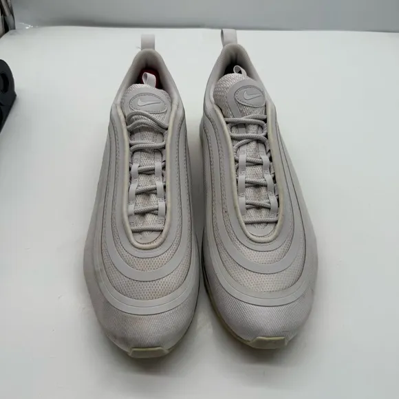 Nike Air Max 97 Ultra 17 Mens 11.5 White Varsity Red Shoes Sneakers AH9947-002