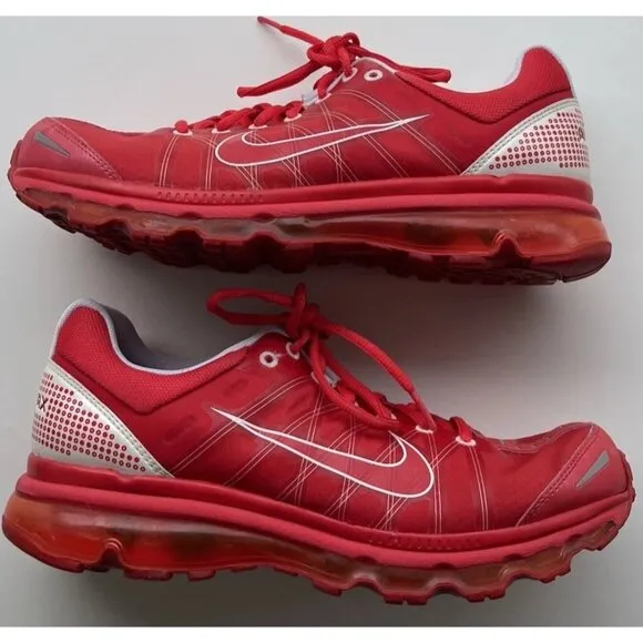 Nike Air Max  Action Red Men’s Size 10.5 486978-600 Red White 2011 RARE