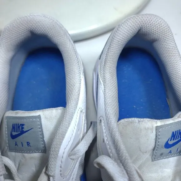 Nike Air Max SC Sneakers Men 11 White Game Royal Wolf Blue Gray Casual Shoes EUC