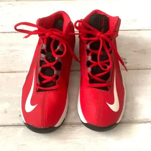 Nike Boys 4.5 Airmax Stutter Step 2 Basketball Sneakers Athletic Shoes Red NEW
