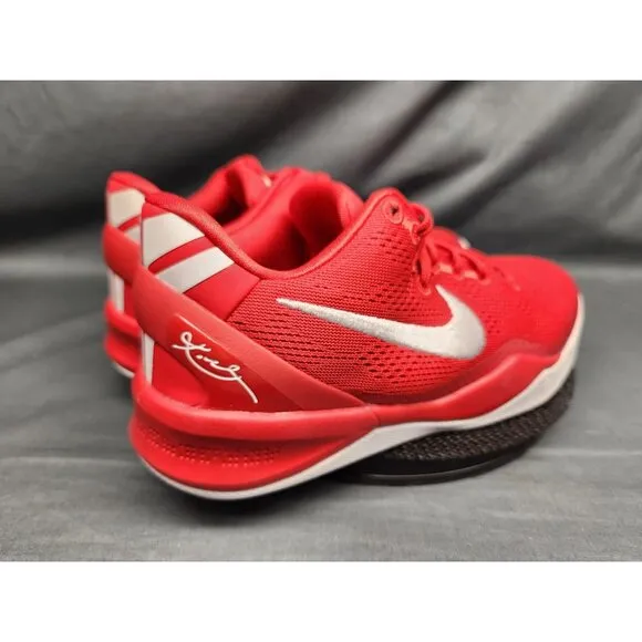 Nike Boys Kobe VIII (GS) Sneakers Mesh University Red White Size 4.5 NEW IN BOX!
