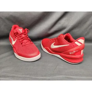 Nike Boys Kobe VIII (GS) Sneakers Mesh University Red White Size 4.5 NEW IN BOX!