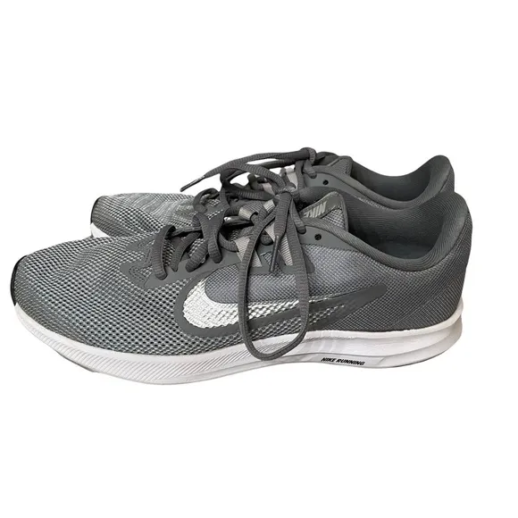 Nike Downshifter 9 Gray Running Sneakers Women’s Size 7.5 AQ7481-001