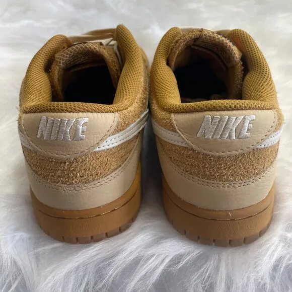 Nike Dunk Low Waffle Tan Brown White Mens Casual Shoes FZ4041-744 VNDS Sz 9